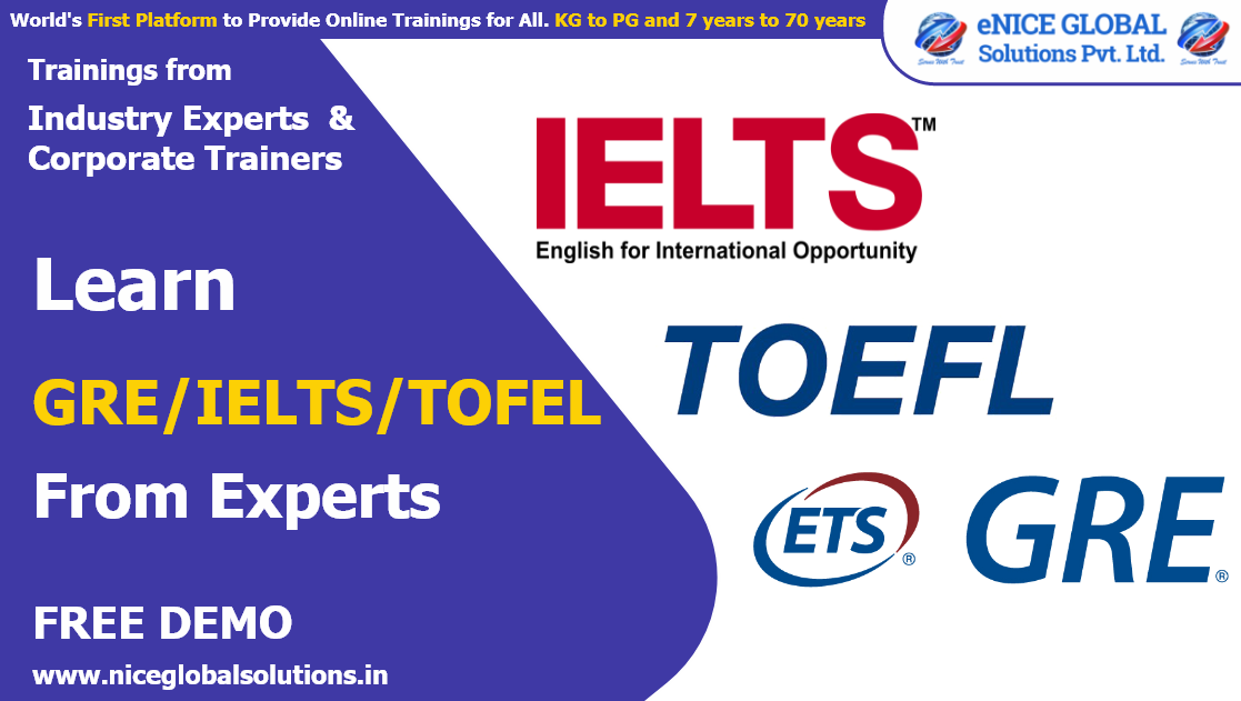 GRE/IELTS/TOFEL TRAINING